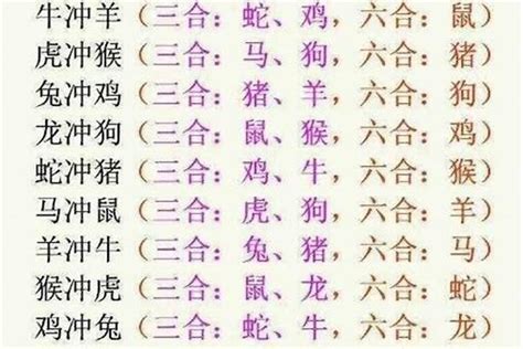 馬狗三合|十二生肖三合、六合、相冲详解